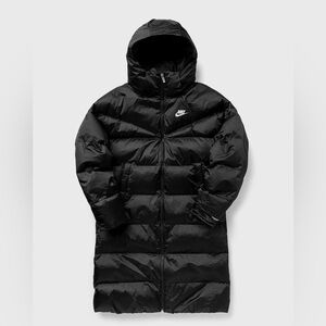 Nike Women's Long Black Puffer Jacket